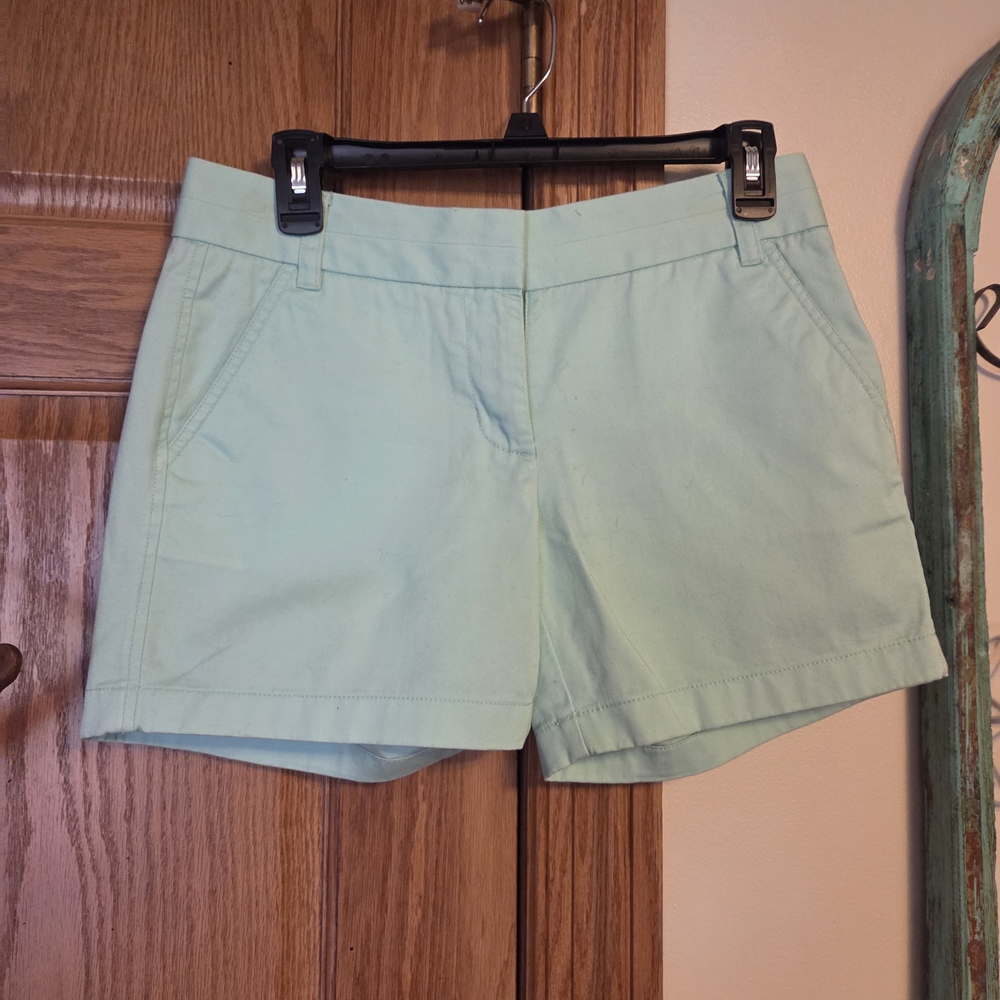J. Crew Mint Green Women's Bermuda Shorts